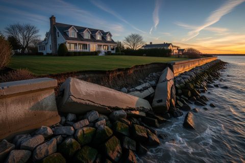 Repair A Shifted Seawall