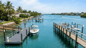 floating dock vs fixed dock, side-by-side comparison in Palm Beach.